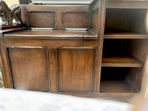 Antique original lion - original, bench