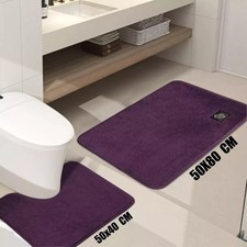Non-Slip Microfiber BathMat Rug Super Absorbent Quick Dry Bathroom Floor Carpet
