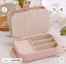 Jewellery Box Case Organiser Storage Display Travel Portable Small Mini Leather