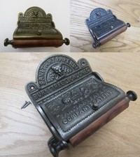 Vintage Antique Rustic old Period bathroom Wc Washroom Toilet Roll Holder Ornate