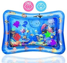 Tummy Time Water Mat Inflatable Play Mat Perfect Sensory Toys for Baby Early De