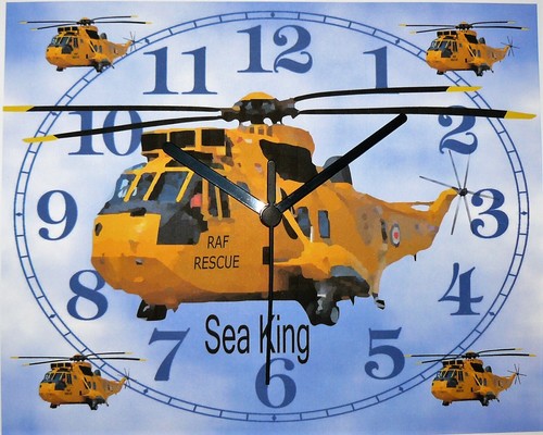 Sea king wall hanging clock - wall,