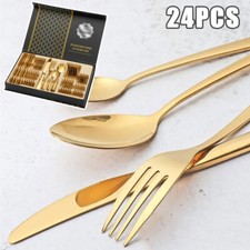 Gold Stainless Steel  Set, 24