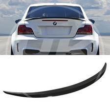 GLOSS BLACK REAR LIP SPOILER BOOT WING M STYLE FOR BMW 1 SERIES COUPE E82 07-13