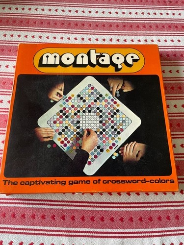 Montage board game 1973 - board,