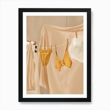 Room Wire Art Print Framed