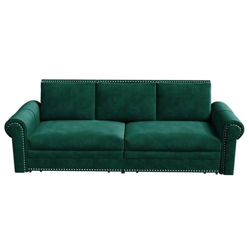Chesterfield velvet pull out - velvet,
