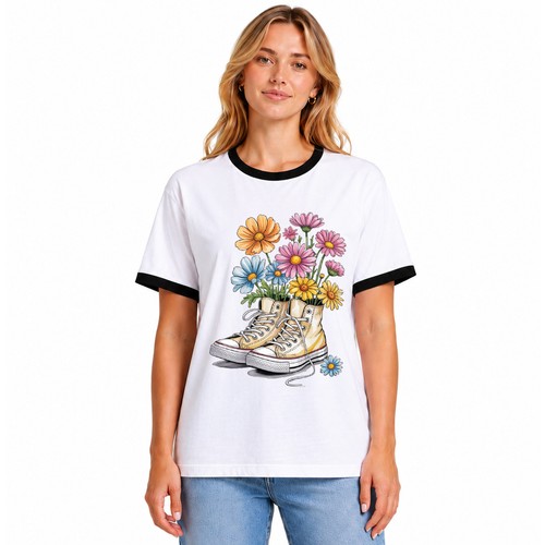 Floral shoes womens ringer - floral,