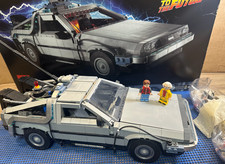 LEGO Icons: Back to the Future DeLorean - Built but with box and instructions