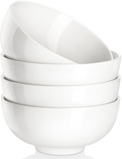 26 Oz Porcelain Soup Bowls Set