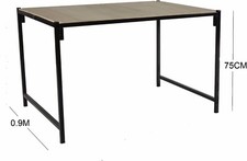 0.9M (3') Wide 1.2M - 1.8M Long Steel Framed Strong Portable Market Stall Table 
