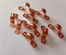 Copper Saddle Clips 15mm