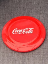 COCA COLA - 9" RED PLASTIC FRISBEE / FLYING DISC - HUMPHREY FLYER USA