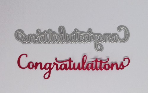 Congratulations die sentiment
