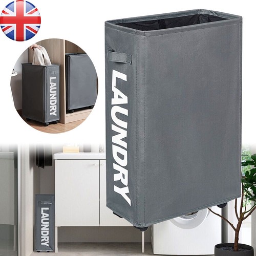 45l rolling laundry bag basket - laundry,