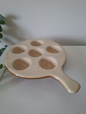 Ceramic Escargot Tray Snail