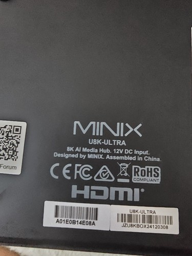 Minix u8k ultra uhd - u8k-ultra, ai