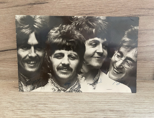 The beatles signed black - black, &
