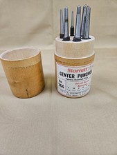 Vintage Starrett No. 264 center punches- square knurled grip