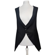 Zara Waistcoat M Black 100%