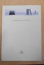 Mercedes W140 S-Class Coupe, S400, S500, S600 Hardback Brochure+ UK Spec Sheet