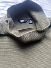 Lands' End Army Green Mock
