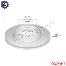 2x BRAKE DISC 400 845 FOR
