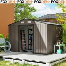9 x 6ft Metal Garden Shed