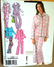 SIMPLICITY 3571 - Misses PJ's Sewing Pattern..... Size 10-18