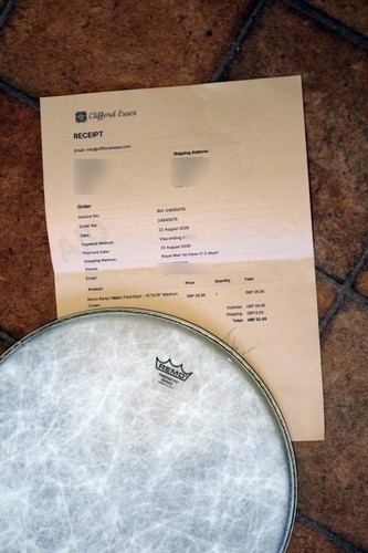 Remofiberskyn banjo head 10 - head,