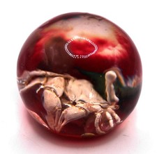 Mini vintage glass paperweight - mini,