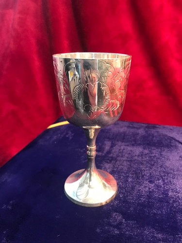 Vintage set goblets - of,