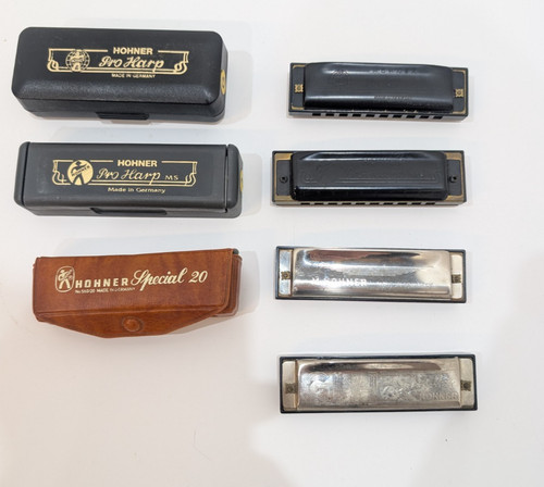 Vintage hohner harmonica - x,