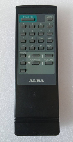Alba remote control - tv,