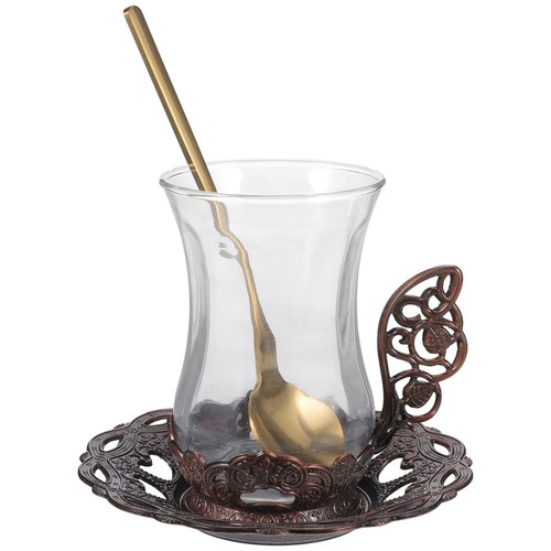 Set glass coffee cup - , of