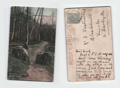 Postcard wishing stones rock - stones,