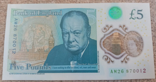 Am26 870012 pound note - 870012,