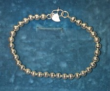Sterling Silver Bead Bracelet