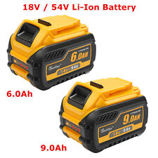 18V 54V 6.0Ah 9.0A Li-ion Power Tool Battery Charger for Dewalt XR DCB546 DCB547