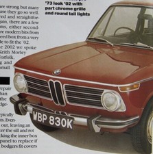 Original BMW 1602 2002 &