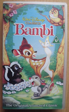 VHS Video Disney Bambi