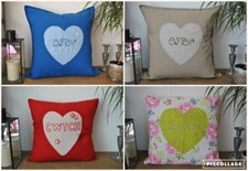 Hand Embroidered Cushion Cover