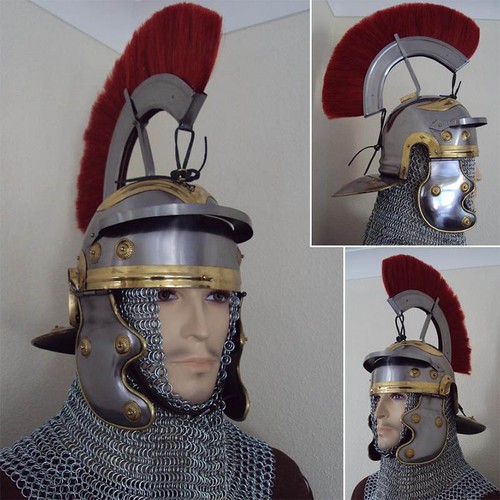 Roman centurion helmet - roman,