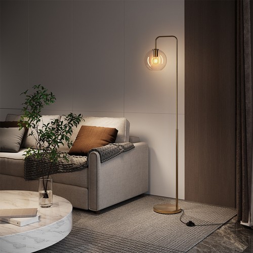 Gold arc floor - gold, lamp