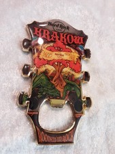 Hard Rock Cafe Bottle Opener Magnet Headstock Krakow Small