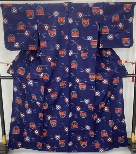 Japanese vintage kimono cotton - vintage,