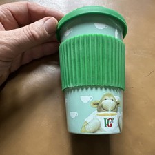 Bin PG Tips  Limited Edition 2014 Comic Relief Travel Mug Green Silicone Lid