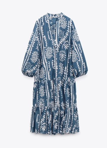 Zara blue white - blue, block