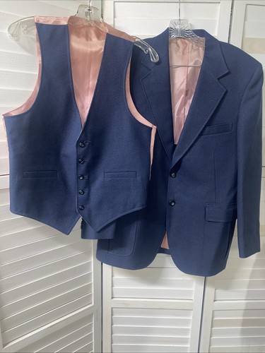 70s 2 piece suit pieces - h.i.s.,
