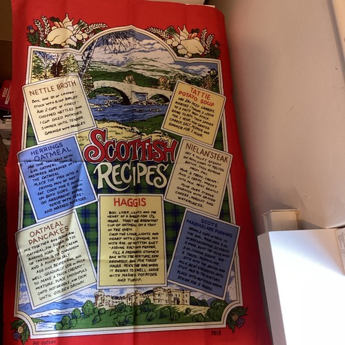 Scottish recipes vintage tea - scottish,